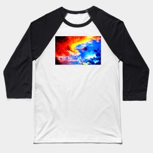 heaven sunset sunrise sky abstract Baseball T-Shirt